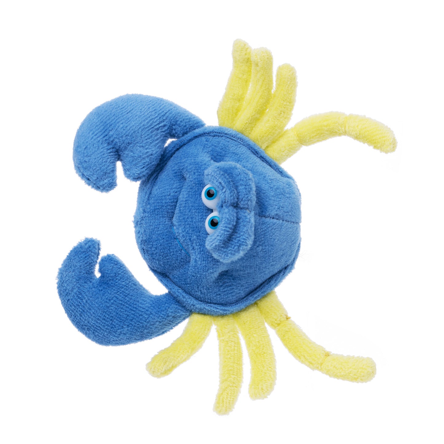 Plush Crab AirTag Holder in Soft Sculpture