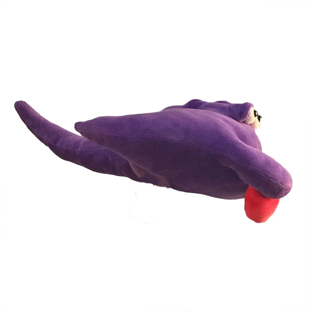 Plush Purple Stingray Soft Sculpture