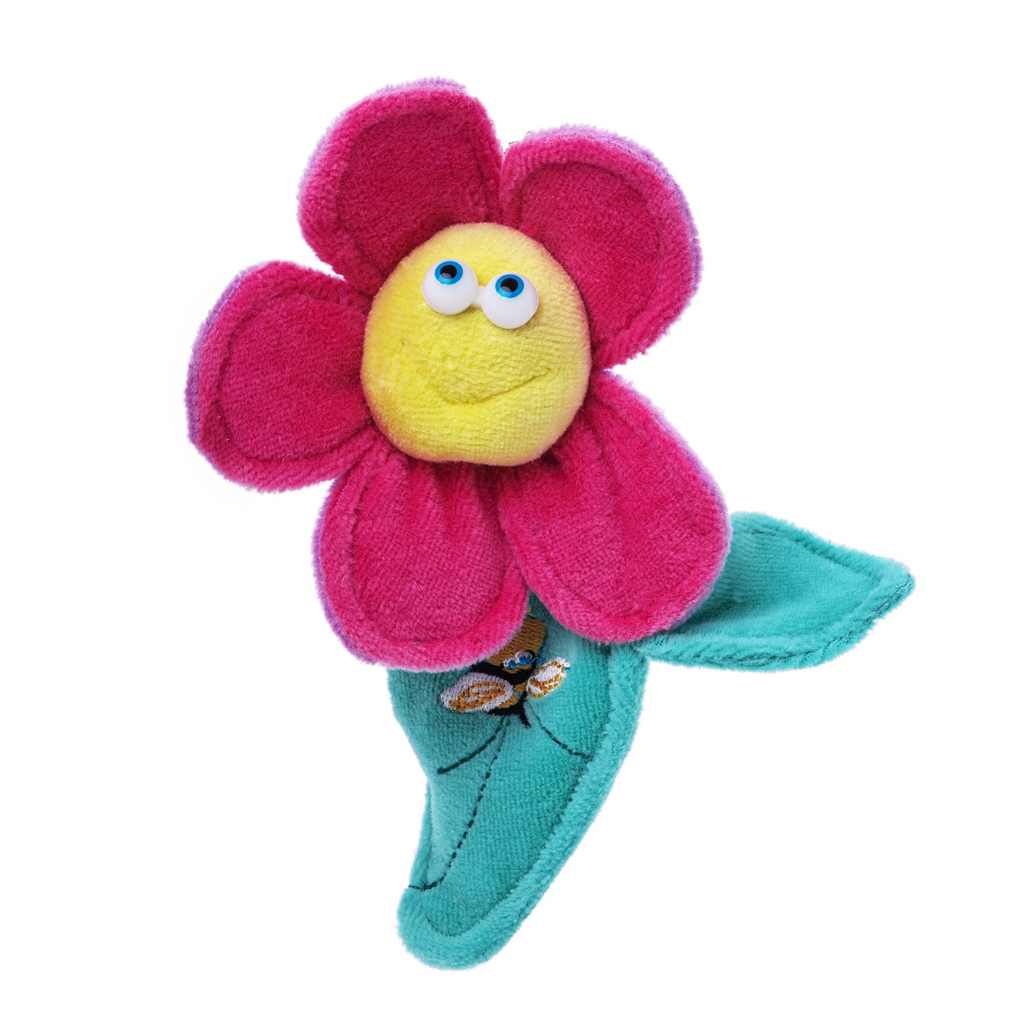 Plush Flower AirTag Holder in Soft Sculpture